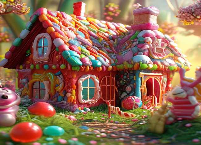 儿童故事绘本《糖果屋》（糖果屋的故事绘本）