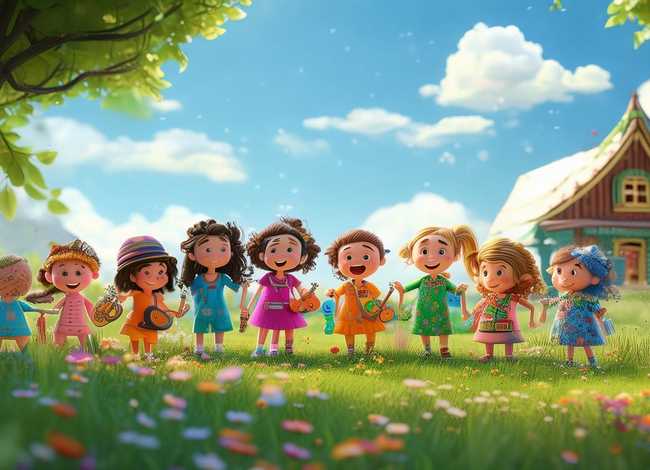 儿歌儿童画；歌曲儿童画歌词