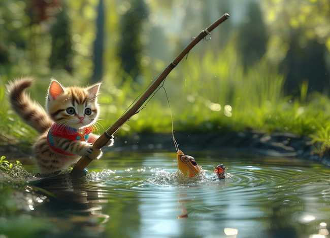 小猫钓鱼的故事动画片、小猫钓鱼的故事动画片碟片