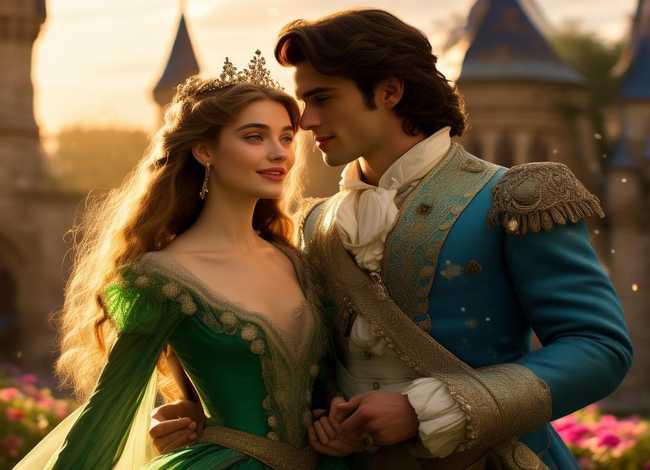 公主和王子亲吻故事；公主和王子亲吻故事大全
