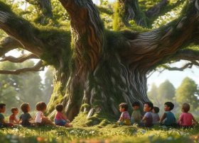 儿童故事大树爷爷；幼儿大班故事树爷爷的教案