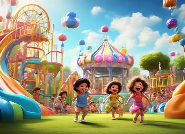 儿童故事乐园游戏，关于游乐园的幼儿故事