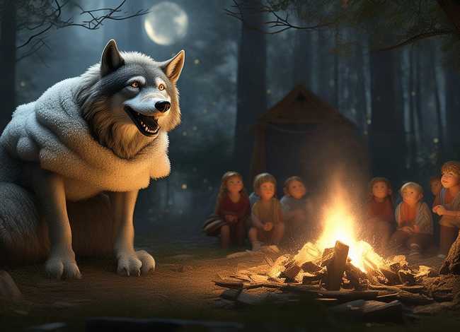 儿童睡前小故事披着羊皮的狼 睡前故事大全视频-披着羊皮的狼