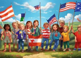 爱国主义儿童画大图片怎么画、爱国主义的儿童画怎么画