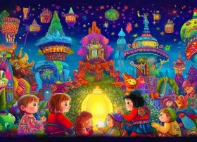 三百六十夜儿童故事、三百六十五夜故事动画片