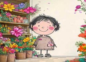 花店儿童简笔画（花店儿童简笔画图片）