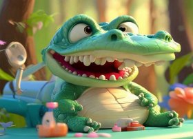 幼儿故事鳄鱼拔牙 - 幼儿故事鳄鱼拔牙视频