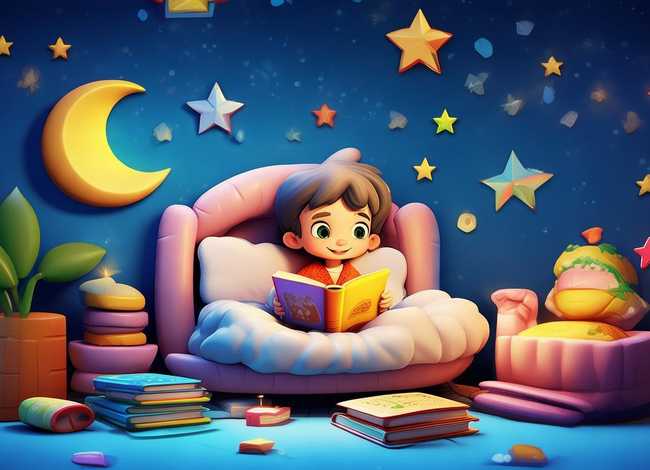 儿童睡前故事文字版插画、儿童绘本睡前故事文字版