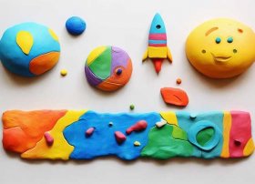 儿童太空泥作品图片 - 儿童太空泥作品图片简单