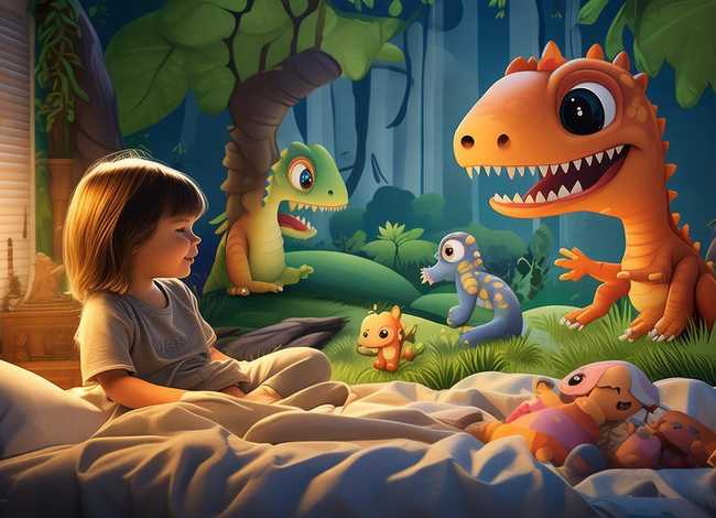 恐龙的故事儿童睡前故事；少儿睡前故事恐龙的故事