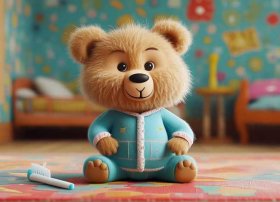儿童故事绘本小熊不刷牙、幼儿绘本故事小熊不刷牙