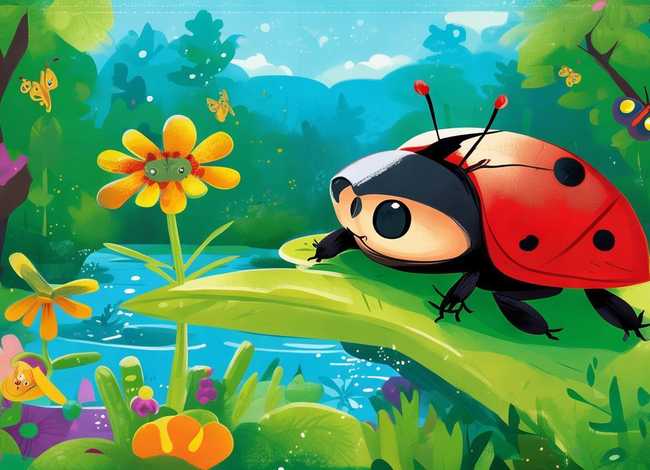 瓢虫雷迪贴画故事 - 瓢虫雷迪文字故事