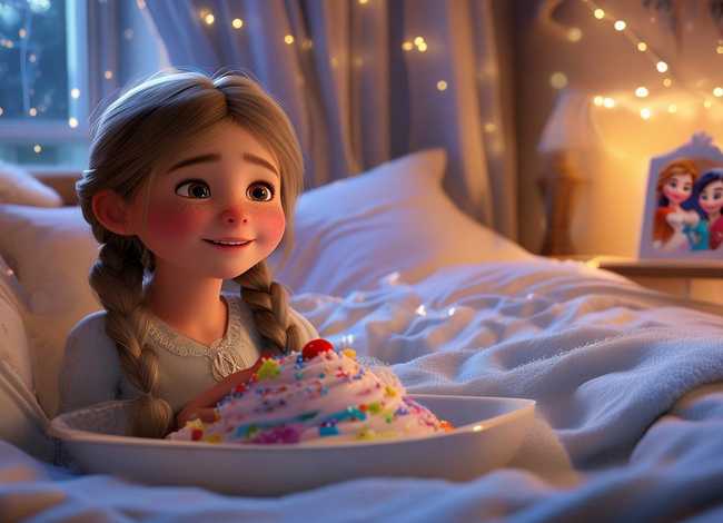 儿童睡前故事冰雪奇缘冰淇淋 - 冰雪奇缘睡前故事在线中文