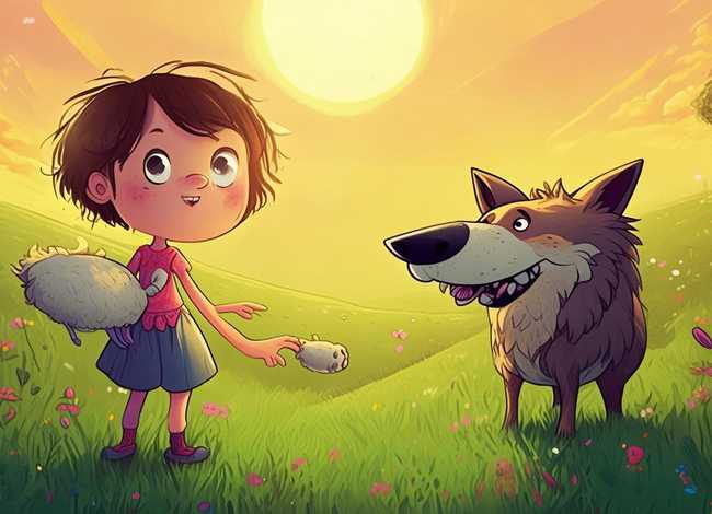 儿童睡前故事狼来了文字版 - 睡前故事幼儿故事大全狼来了