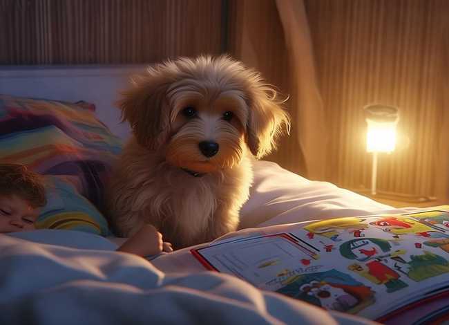 儿童睡前故事小狗尿尿、小狗狗睡前故事文字版大全