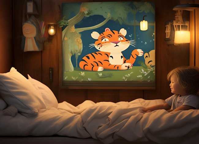 睡前小故事老虎外婆下；睡前小故事老虎外婆上下集