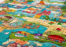 儿童故事拼图；幼儿故事拼图图片