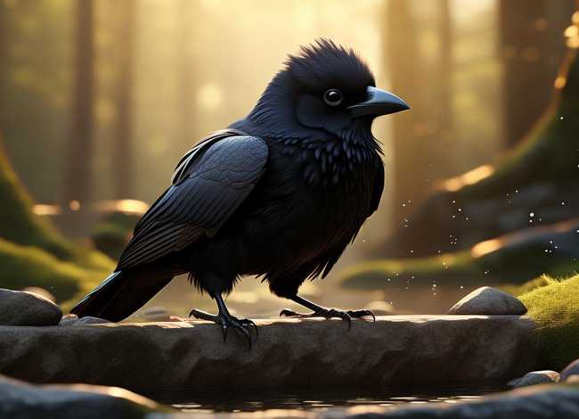 宝宝睡前故事乌鸦喝水的故事 - 宝宝睡前故事乌鸦喝水的故事视频