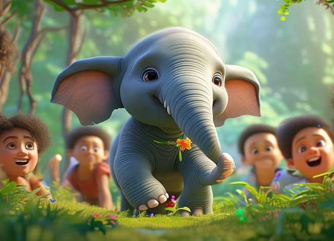 大象故事儿童完整3-6岁、幼儿大象的故事