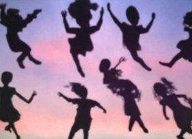 影子儿童画图片，影子儿童画图片大全