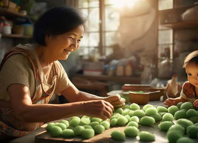 儿童绘本有声书 - 儿童绘本有声书奶奶的青团 儿童绘本有声书 - 儿童绘本有声书奶奶的青团