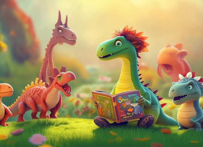 恐龙儿童故事大全6-12岁、恐龙小孩故事大全