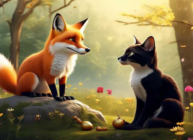 狐狸猫的儿童故事(故事狐狸和猫的故事) 狐狸猫的儿童故事(故事狐狸和猫的故事)