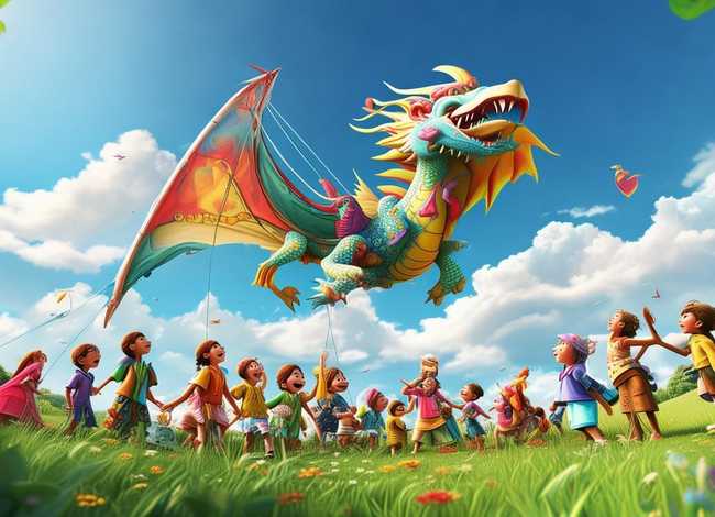 有关风筝的故事视频儿童；有关风筝的儿歌或故事