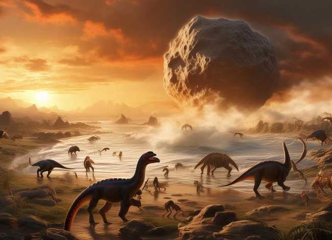 小一个关于恐龙灭绝的故事；小一个关于恐龙灭绝的故事英语