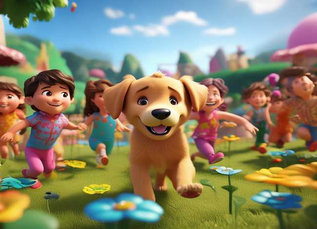 儿童动画故事视频狗狗；狗狗少儿动画视频