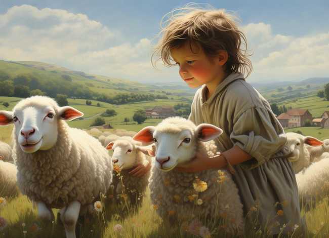 小朋友放羊的故事 - 小朋友放羊的故事简短