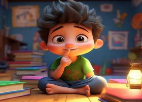 绘本故事嘘小声点、绘本故事嘘小声点主人公小龙儿