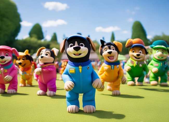 儿童故事汪汪队小片段表演，儿歌故事汪汪队