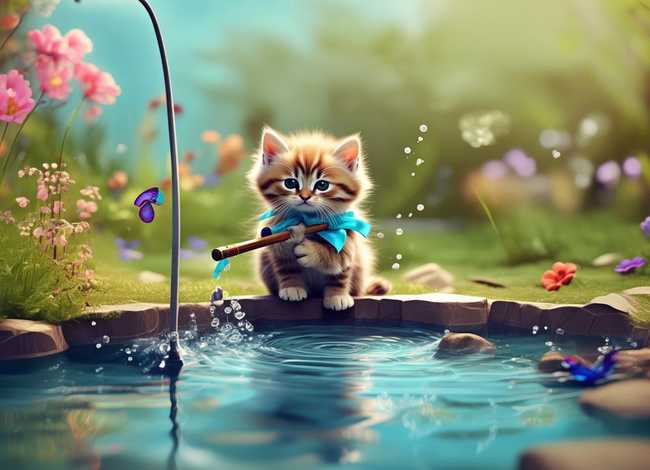 小猫钓鱼故事视频、小猫钓鱼故事视频吧