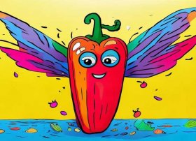 辣椒儿童简笔画，儿童画辣椒简笔画