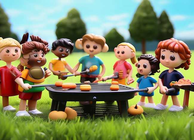 儿童烧烤视频（儿童烧烤简笔画）