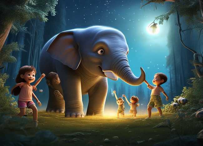 儿童睡前故事大象要回家、大象要回家的故事