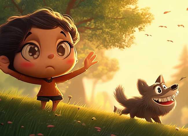 儿童故事狼来了短视频 - 幼儿故事狼来了视频