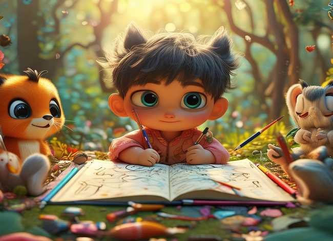 儿童故事图画创编；儿童故事插图创编的方法步骤