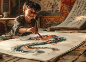 画龙点睛成语故事儿童版（画龙点睛成语故事文字版）