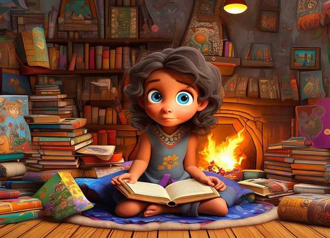 读书故事会图片、读书故事绘画图片大全