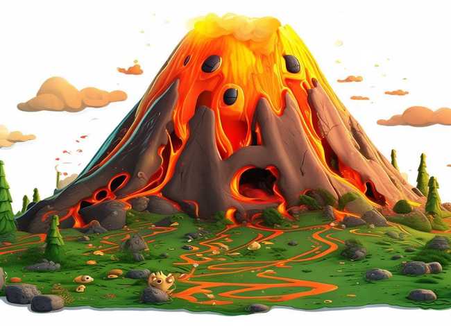 儿童故事收听（火山的故事儿童收听）