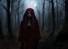 暗黑格林童话小红帽的故事、格林童话暗黑版小红帽原文