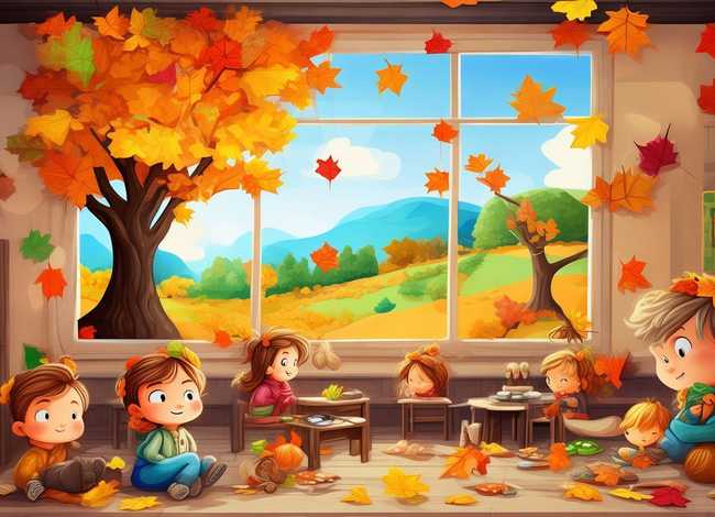 秋天的故事儿童手工绘本 - 秋天的故事幼儿园绘本制作 秋天的故事儿童手工绘本 - 秋天的故事幼儿园绘本制作