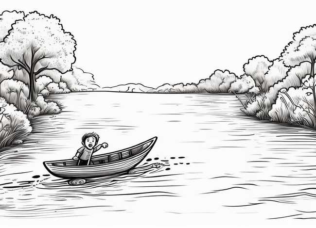 过河小故事图片,过河小故事图片简笔画 过河小故事图片,过河小故事图片简笔画