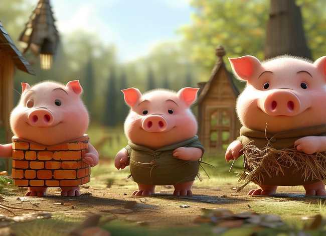 三只小猪儿童剧；三只小猪儿童剧台词