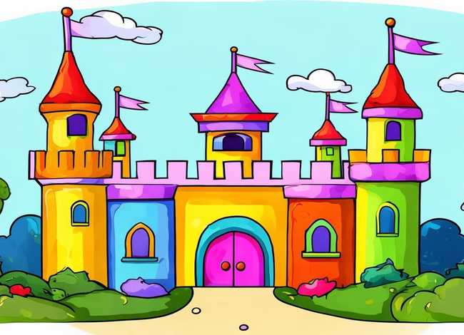儿童城堡绘画图片 儿童城堡绘画图片简单 儿童城堡绘画图片 儿童城堡绘画图片简单