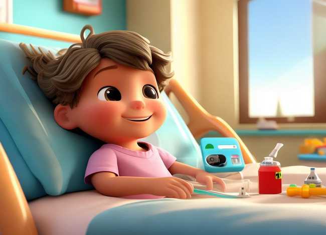 医院儿童故事简短、医院的故事幼儿园简画