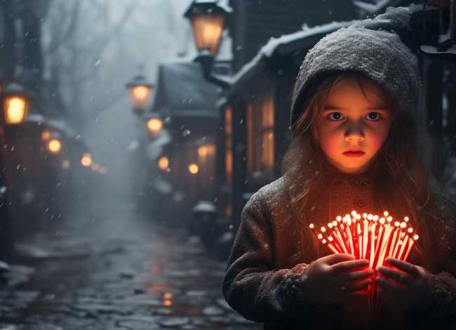 英语童话小故事（英语童话小故事卖火柴）