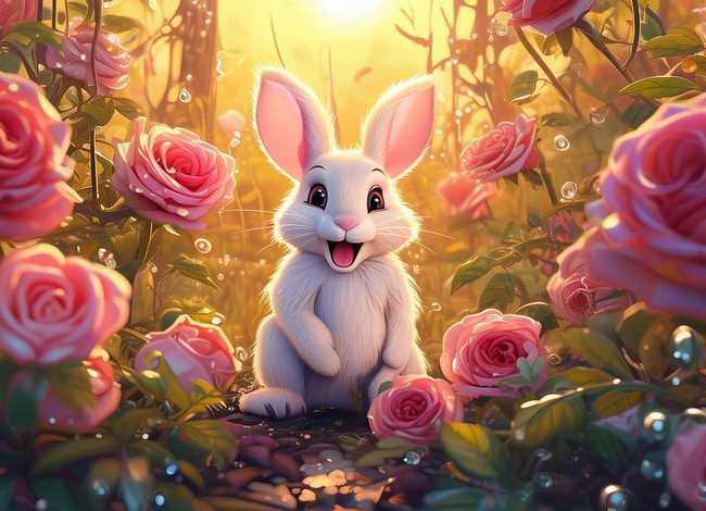 玫瑰绘本（玫瑰小兔绘本）